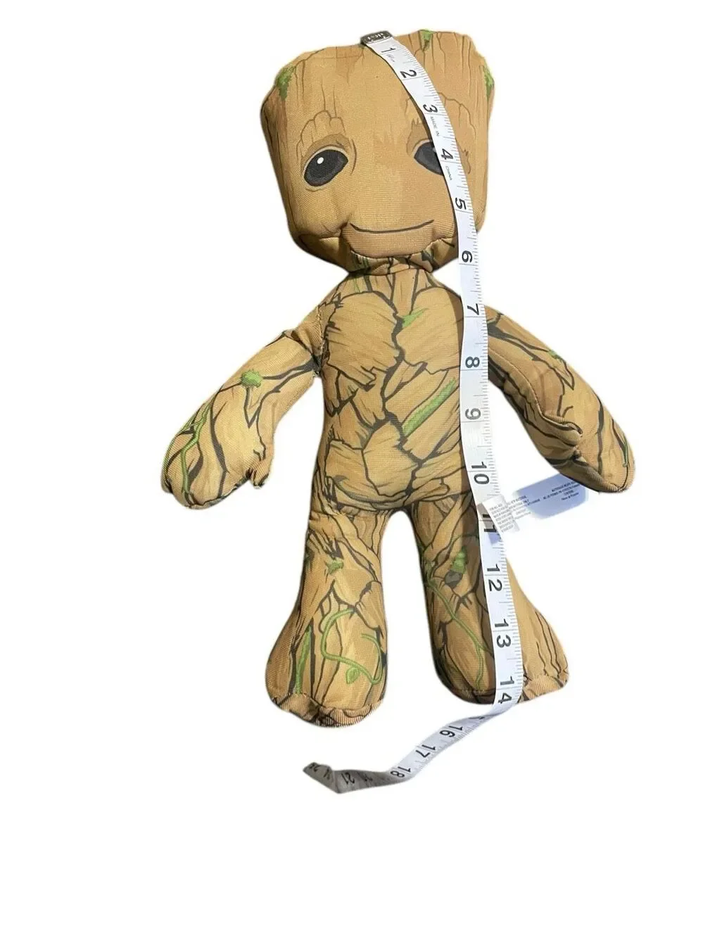 New Marvel Brown Green Baby Groot 14” Guardians Of Galaxy Stuffed Animal Toy